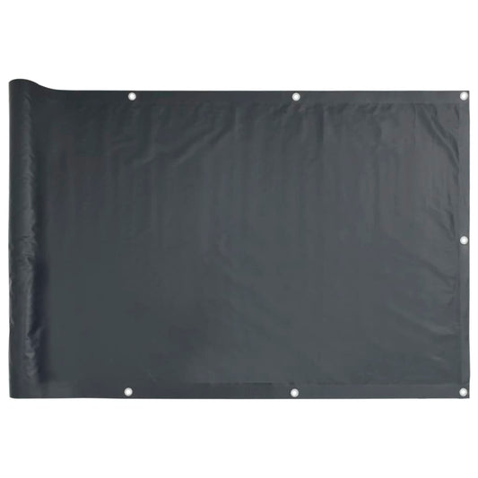 Balkon-Sichtschutz Anthrazit 300x120 cm PVC