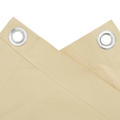 Balcony Privacy Screen Cream 800x120 cm PVC