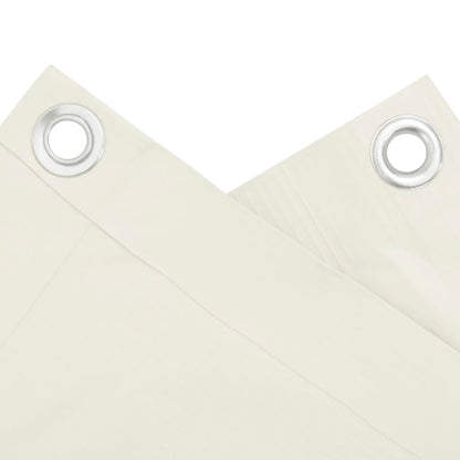 Balkon Privatskærm Hvid 800x120 cm PVC