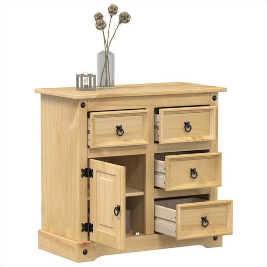 Skænk Corona 87x40x76 cm massiv fyrretræ