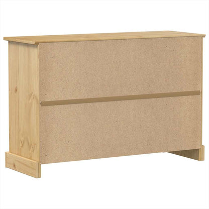 Sideboard Corona 112x40x75 cm Massivholz Kiefer