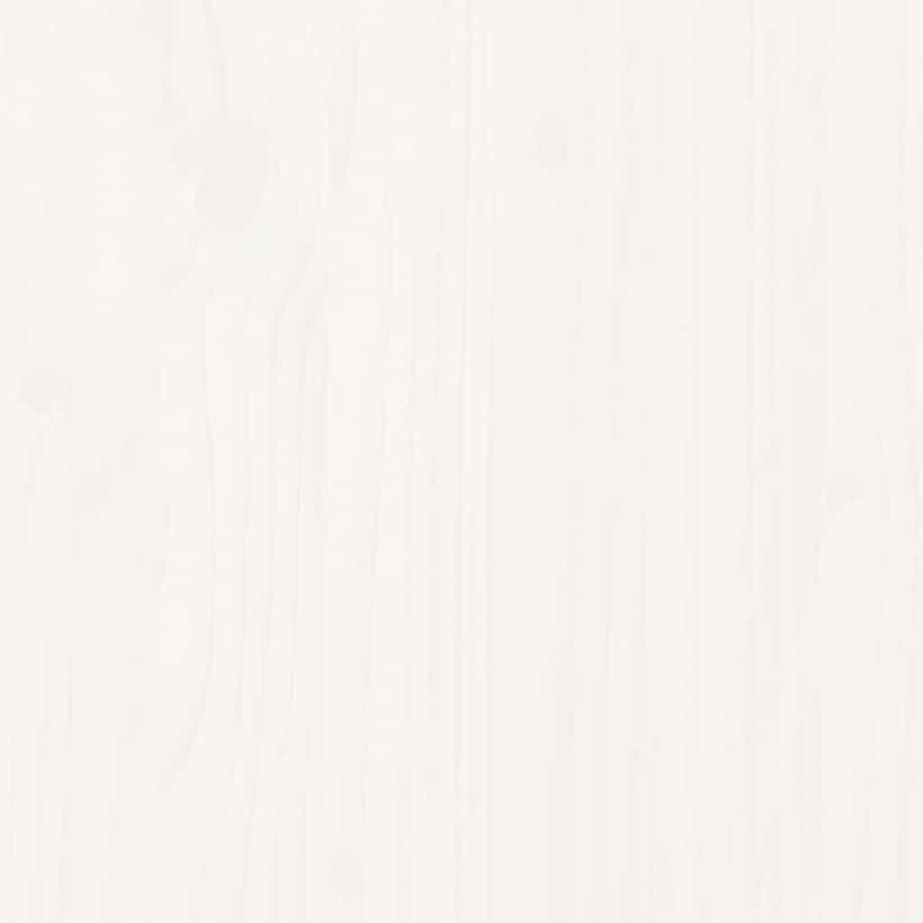 8-tlg. Garten-Sofagarnitur Weiß Massivholz Kiefer