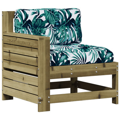 5-tlg. Garten-Lounge-Set mit Kissen Imprägniertes Kiefernholz