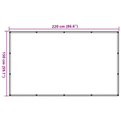 Anhängernetz Grün 1,5x2,2 m HDPE