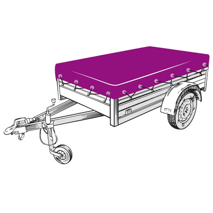 Anhängernetz Grün 2,5x4,5 m HDPE