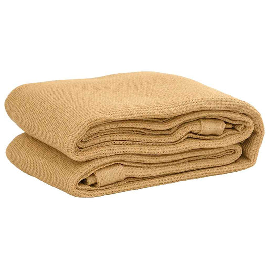 Zeltteppich Sandfarbe 200x400 cm HDPE