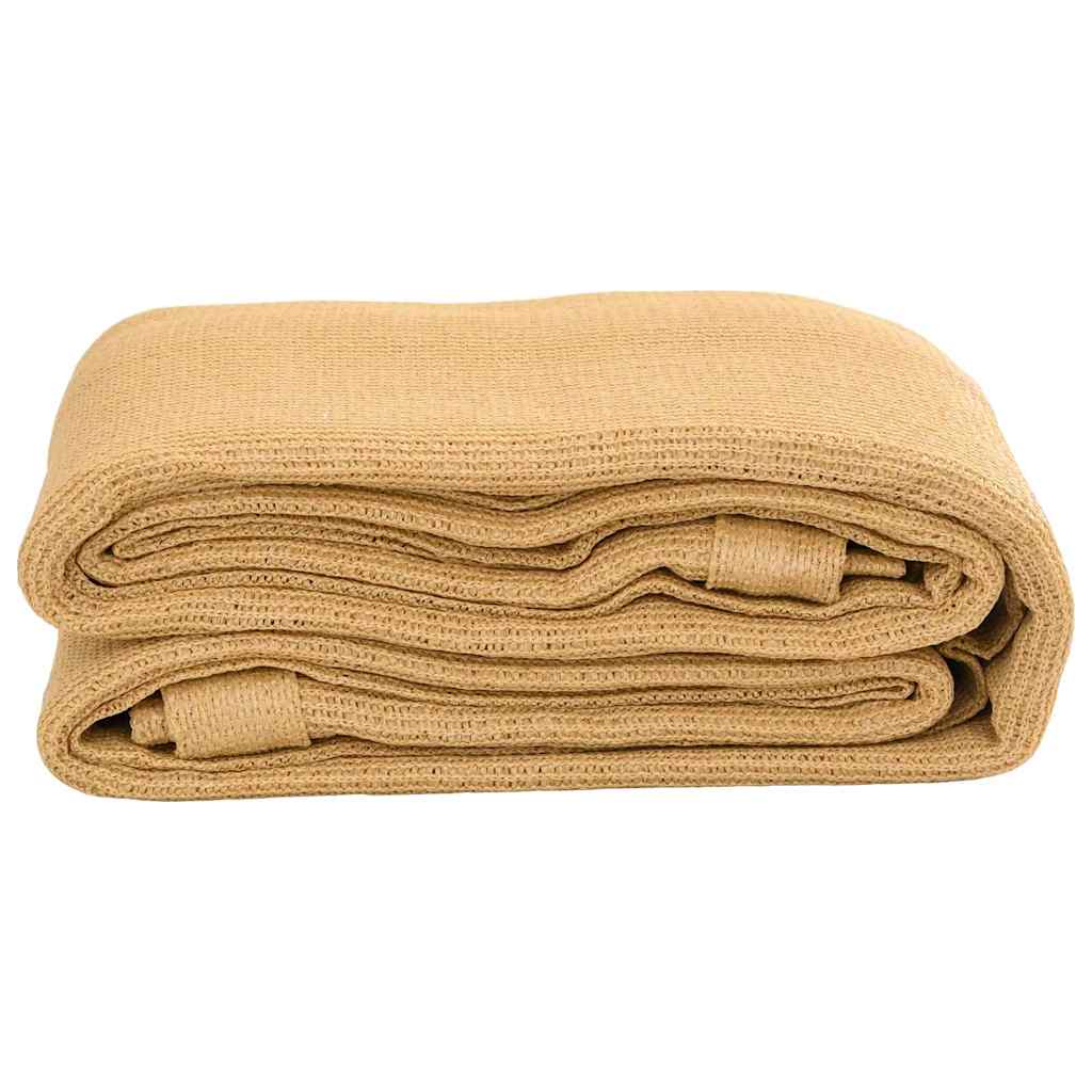Zeltteppich Sandfarbe 250x600 cm HDPE