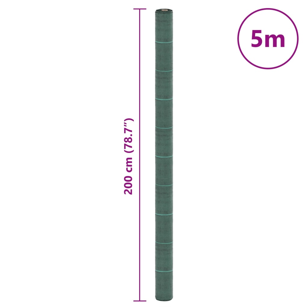 Unkrautvlies Grün 2x5 m PP