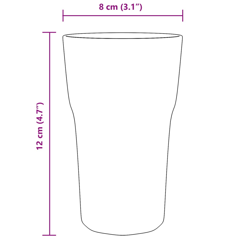 Gläser 6 Stk. 295 ml