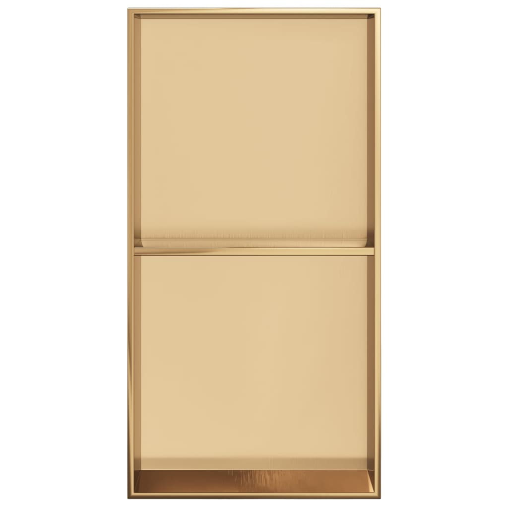 Duschnische Golden Gebürstet 32x62x9 cm Edelstahl