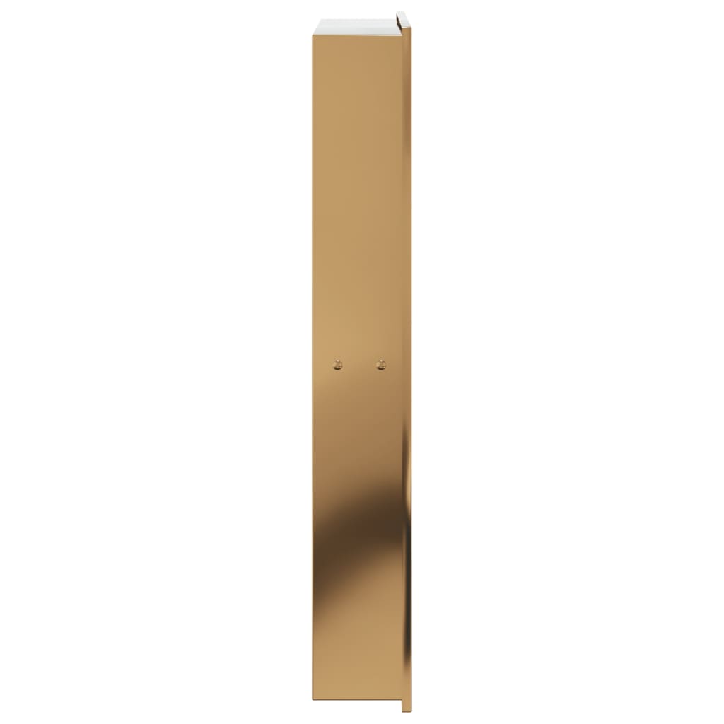 Duschnische Golden Gebürstet 32x62x9 cm Edelstahl