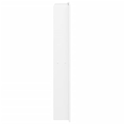 Duschnische Mattweiß 32x62x9 cm Edelstahl