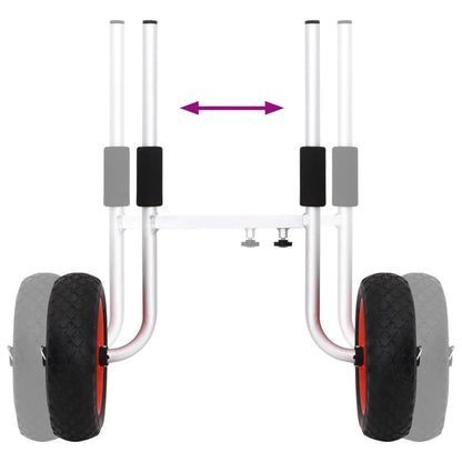 Kajak-Trolley 90 kg Aluminium