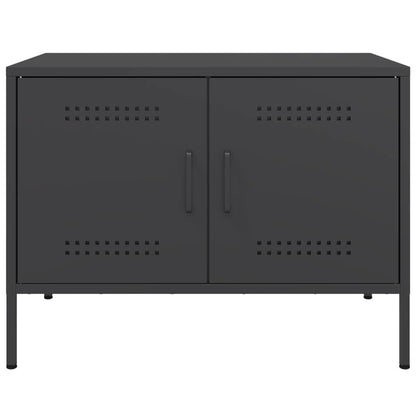 TV-skab Sort 68x39x50,5 cm Stål