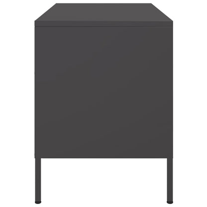 TV-skab Sort 68x39x50,5 cm Stål