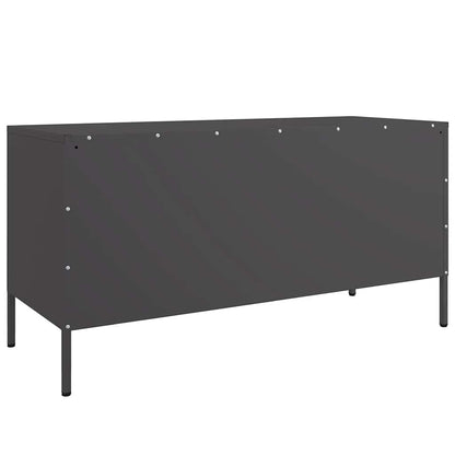 TV-Schrank Schwarz 100,5x39x50,5 cm Stahl