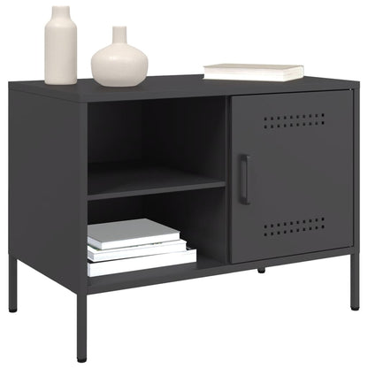 TV-skab Sort 68x39x50,5 cm Stål