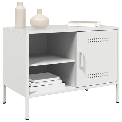 TV Skabe 2 stk Hvid 68x39x50,5 cm Stål
