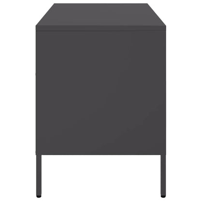 TV-skab Sort 68x39x50,5 cm Stål