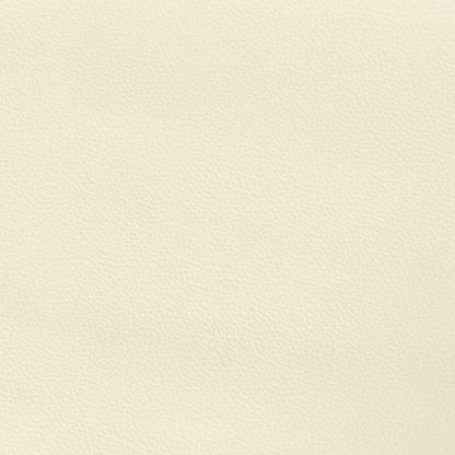 Bettgestell ohne Matratze Creme 120x190 cm Kunstleder