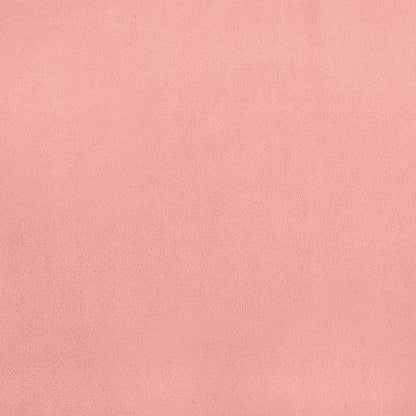 Boxspringbett mit Matratze Rosa 120x190 cm Samt