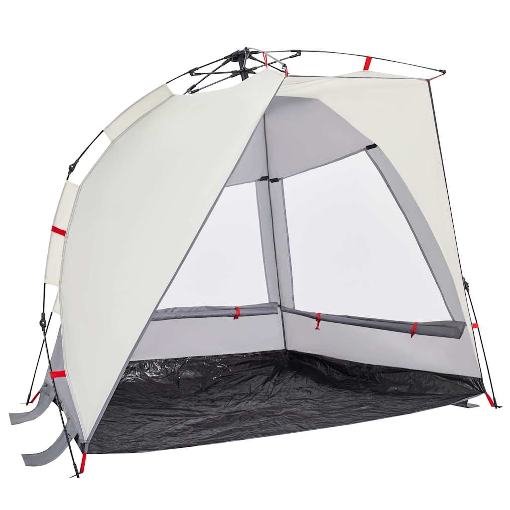 Strandzelt 2 Personen Grau Quick Release Wasserdicht