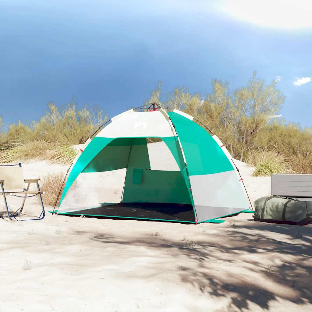 Strandzelt 2 Personen Seegrün Quick Release Wasserdicht
