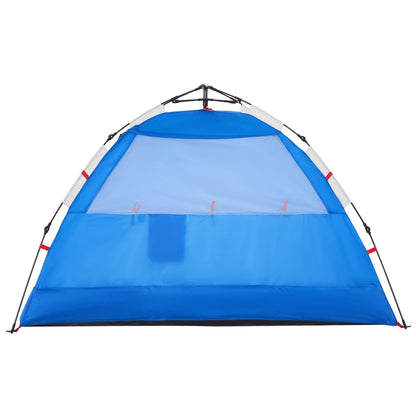 Strandzelt 2 Personen Azurblau Quick Release Wasserdicht