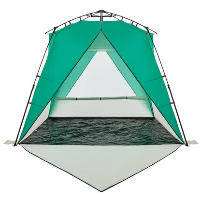 Strandzelt 4 Personen Seegrün Quick Release Wasserdicht