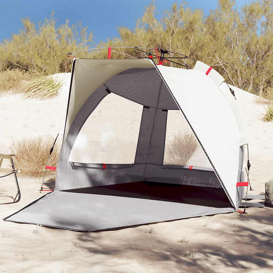 Strandzelt 2 Personen Grau Quick Release Wasserdicht