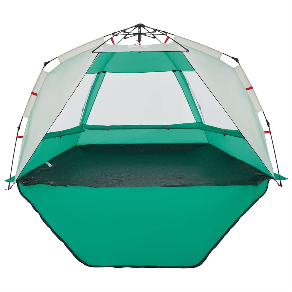 Strandzelt 3 Personen Seegrün Quick Release Wasserdicht