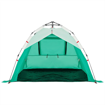 Strandzelt 3 Personen Seegrün Quick Release Wasserdicht