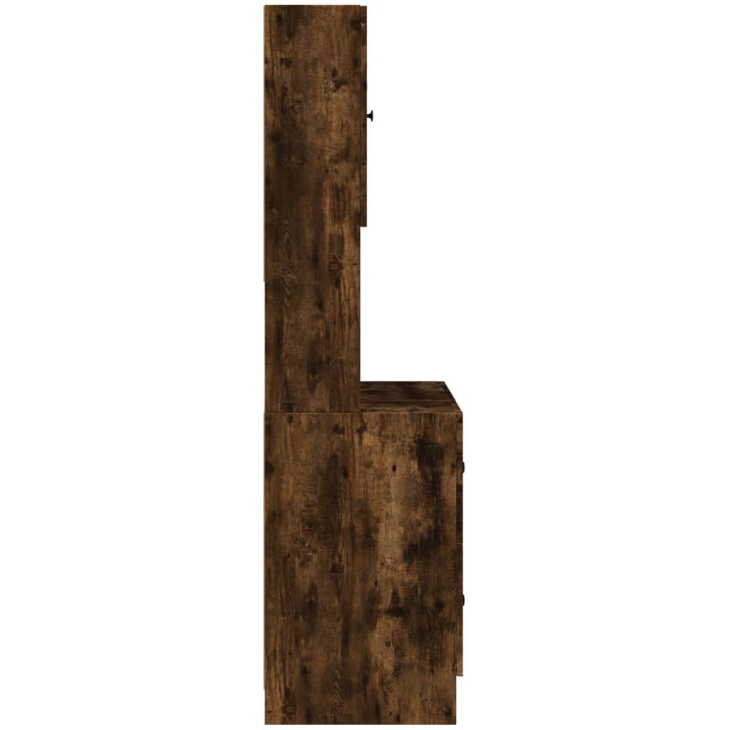 Køkkenskab Røget Eg 95x50x180 cm Træ Materiale