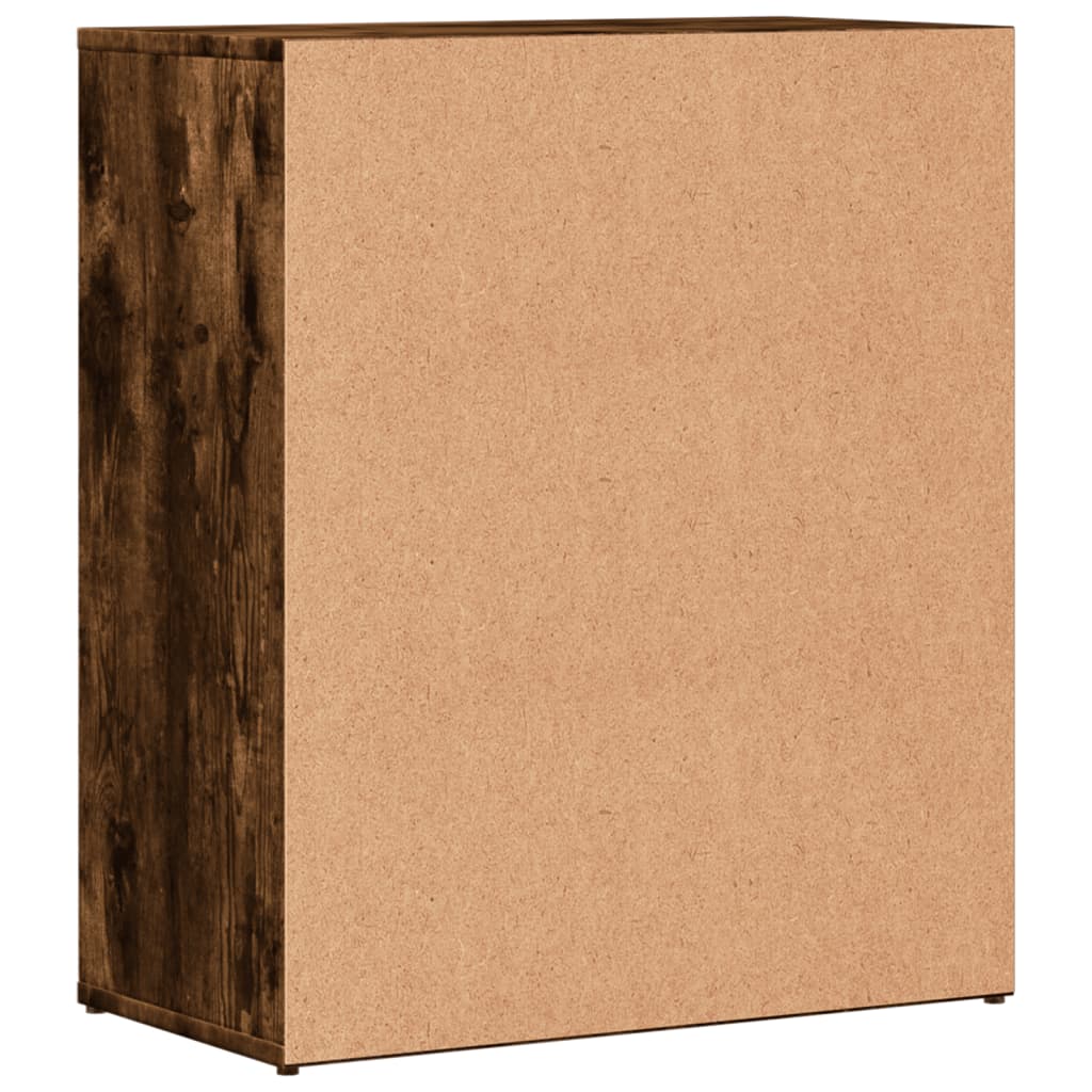 Skænke 2 stk Røget eg 60x31x70 cm træmateriale