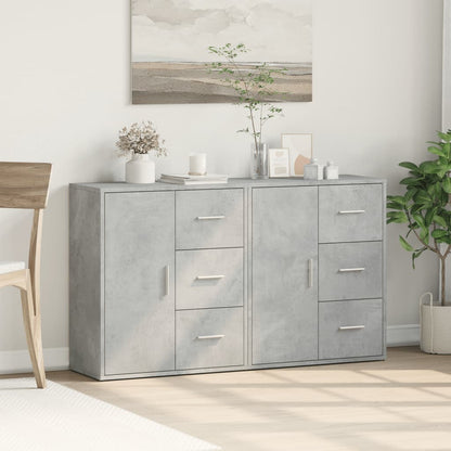 Skænke 2 stk Betongrå 60x31x70 cm træmateriale
