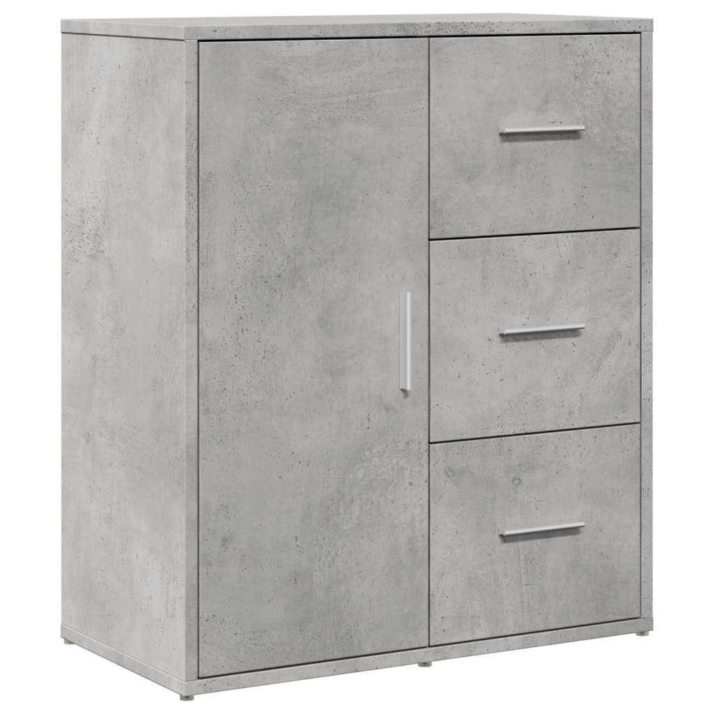 Skænke 2 stk Betongrå 60x31x70 cm træmateriale