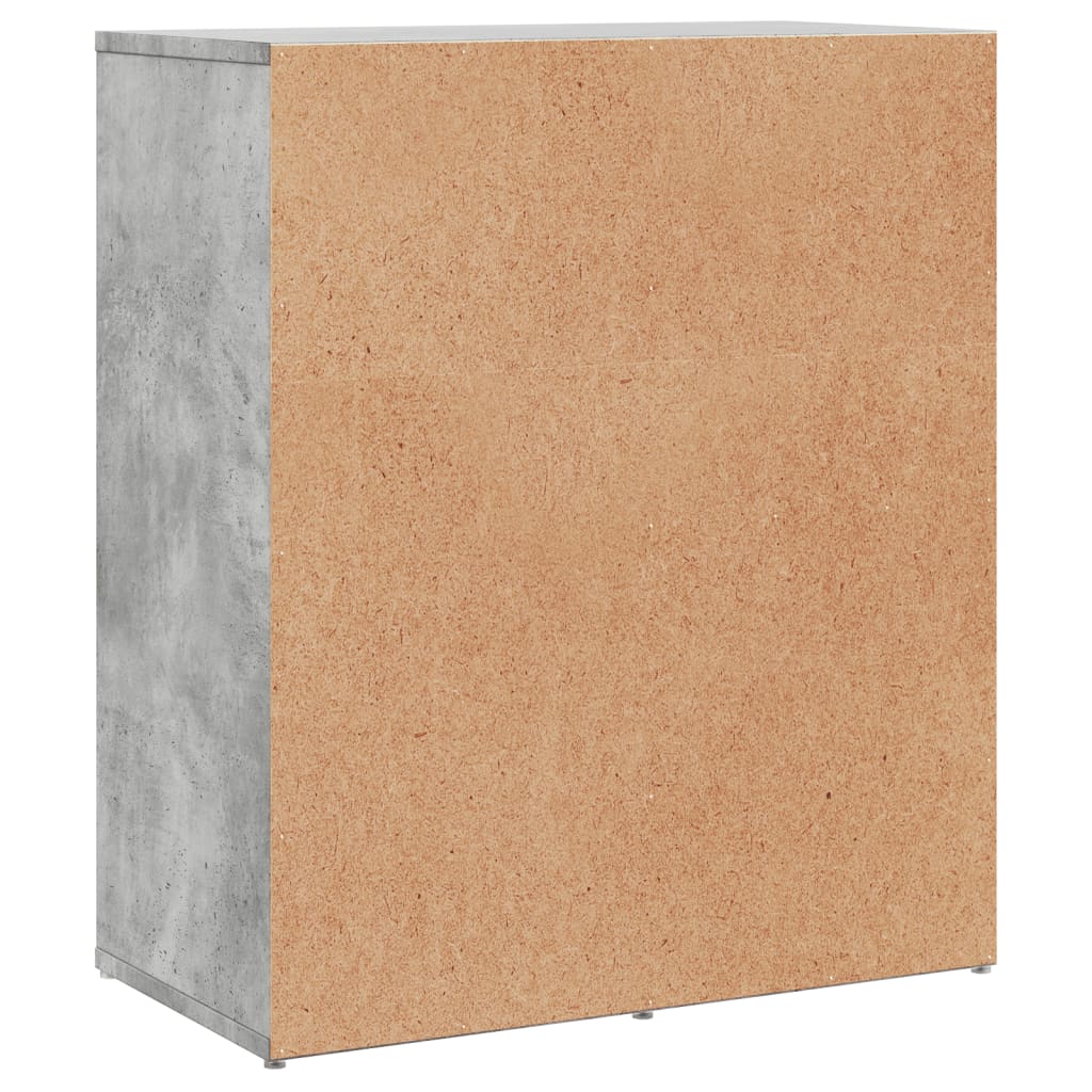Skænke 2 stk Betongrå 60x31x70 cm træmateriale