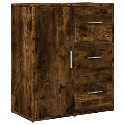 Skænke 2 stk Røget eg 60x31x70 cm træmateriale
