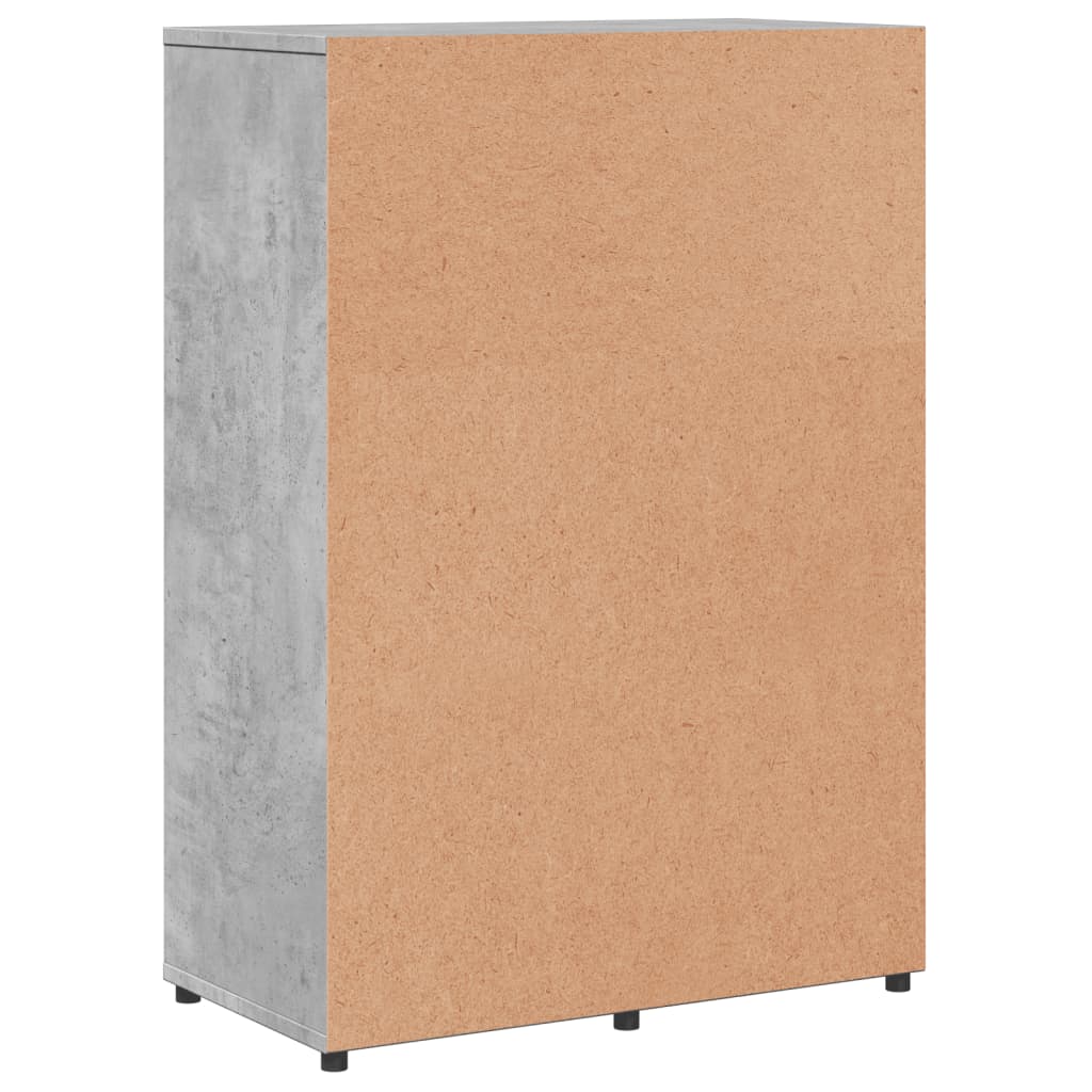 Sideboards 2 Stk. Betongrau 60x31x84 cm Holzwerkstoff