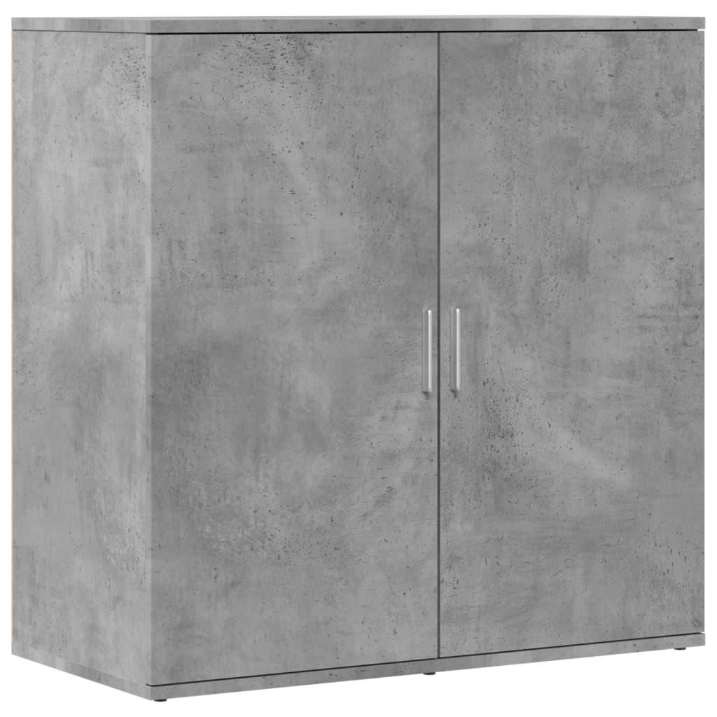 Sideboards 2 Stk. Betongrau 79x38x80 cm Holzwerkstoff
