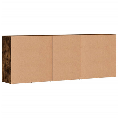 Sideboards 3 Stk. Räuchereiche Holzwerkstoff