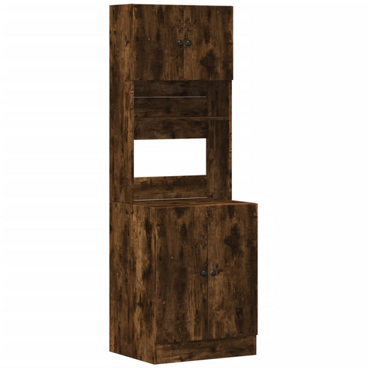 Køkkenskab Røget Eg 60x50x180 cm Træ Materiale