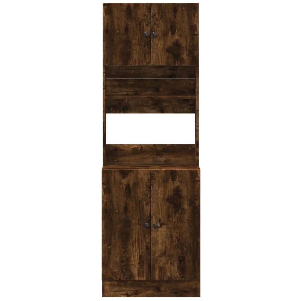 Køkkenskab Røget Eg 60x50x180 cm Træ Materiale