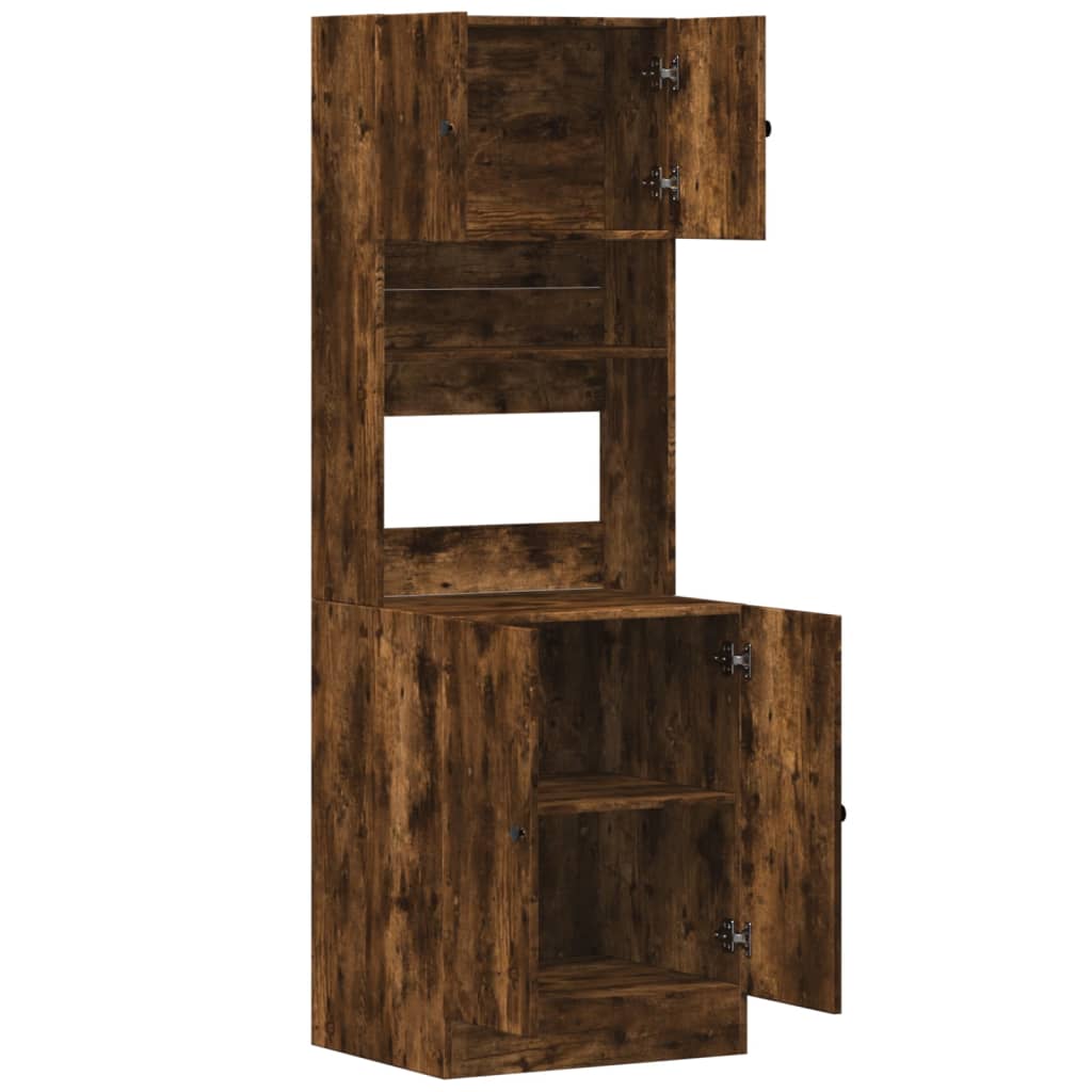 Køkkenskab Røget Eg 60x50x180 cm Træ Materiale