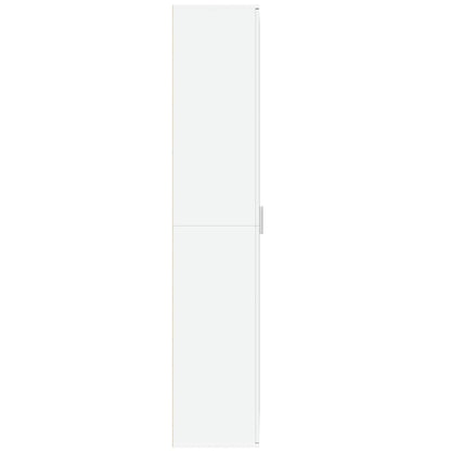 Highboard Weiß 70x35x180 cm Holzwerkstoff