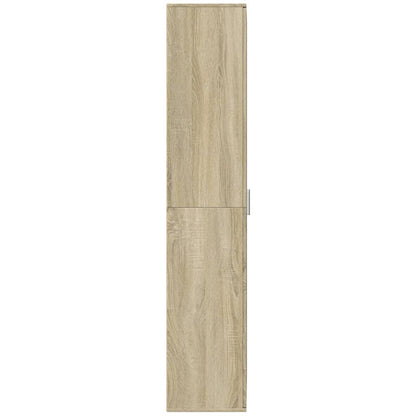 Highboard Sonoma-Eiche 70x35x180 cm Holzwerkstoff