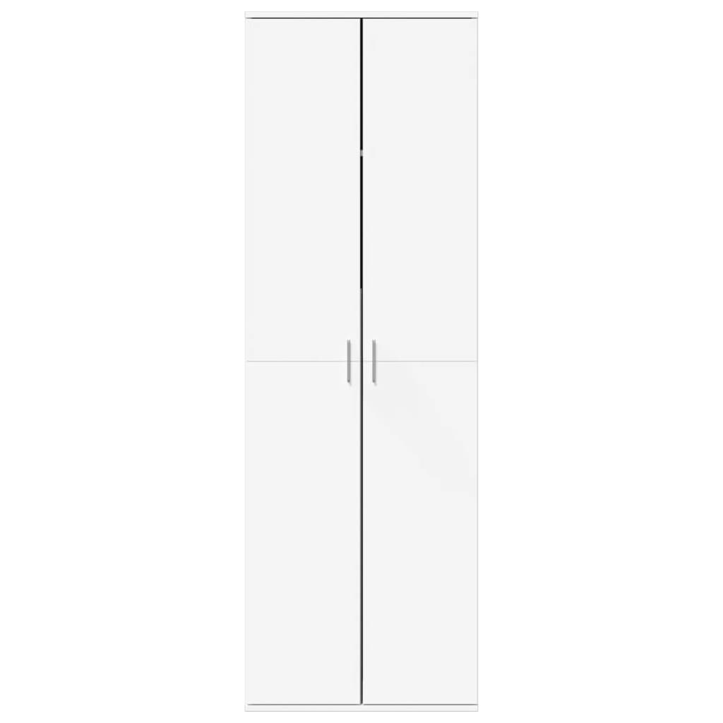Highboard Weiß 60x35x180 cm Holzwerkstoff
