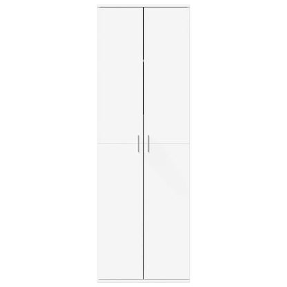 Highboard Weiß 60x35x180 cm Holzwerkstoff