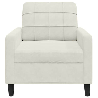 Sessel Creme 60 cm Samt