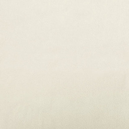 3-Sitzer-Sofa mit Hocker Creme 210 cm Samt